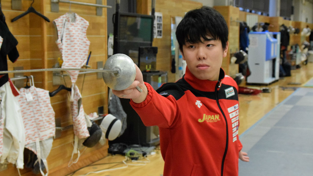 「感動を与えられるような、すごい試合を見せたい」。20歳の若きフェンサーが秘める、東京五輪への決意【敷根崇裕・後編】