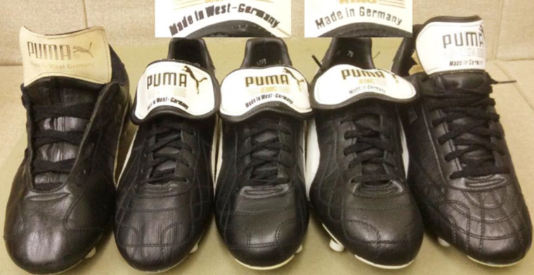 年始値下げ　PUMA KING ドイツ製 90s デッドストック マラドーナ Puma King Top 98 DI FG Blazing Yellow/Grenadine ENNAKKOTILAUS