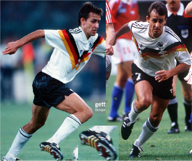 1990 西ドイツ(H) #18 adidas (L) イタリアワールド杯刺繍入